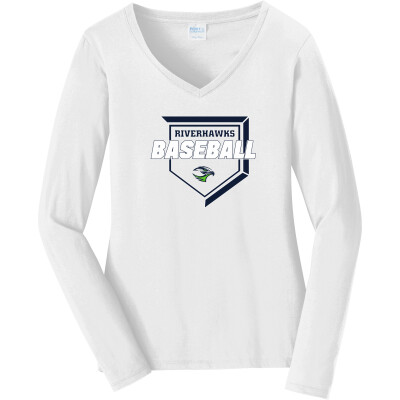 Women's Long Sleeve Fan Favorite V-Neck Tee