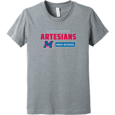 Bella+Canvas Youth Heather CVC Tee