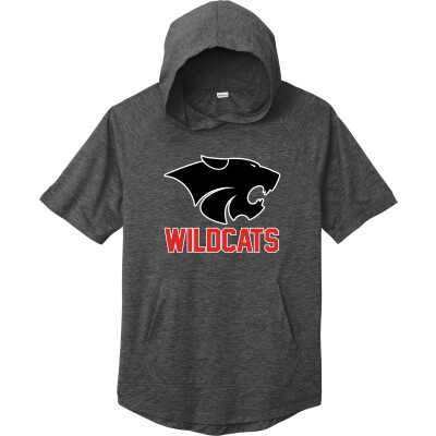 Tri-Blend Wicking Short Sleeve Hoodie