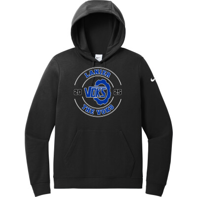 Nike Women's Club Fleece Sleeve Swoosh Pullover Hoodie