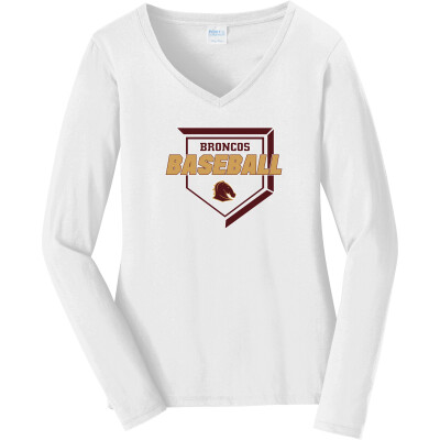 Women's Long Sleeve Fan Favorite V-Neck Tee