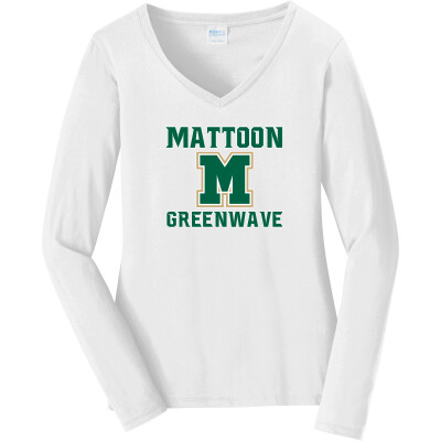 Women's Long Sleeve Fan Favorite V-Neck Tee