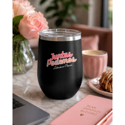 JUNTAS PODEMOS 12oz Travel Stemless Wine Glass