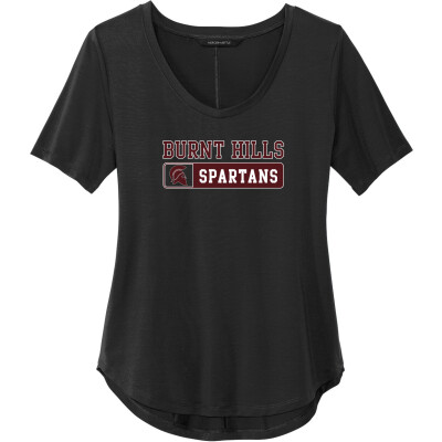 Women's Stretch Jersey Relaxed Scoop Tee