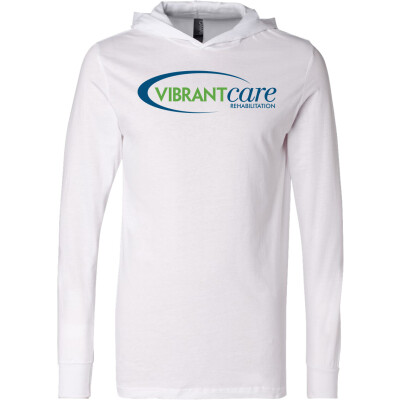 Jersey Hooded Long Sleeve Tee - DIRECT TO GARMENT