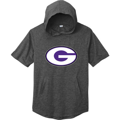 Tri-Blend Wicking Short Sleeve Hoodie