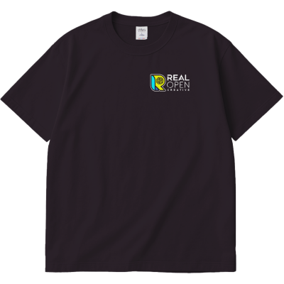 Real Open Men's Garment-Dyed Designer T-Shirt