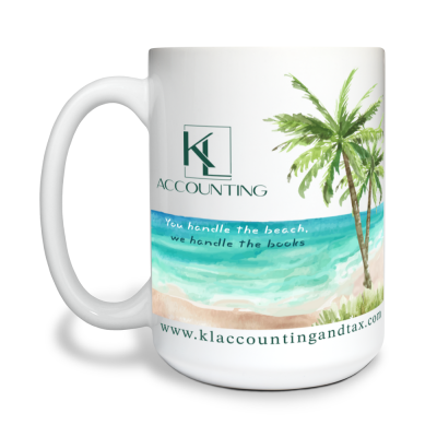 15 oz White Ceramic Mug (Merch Mommy Bulk Order)