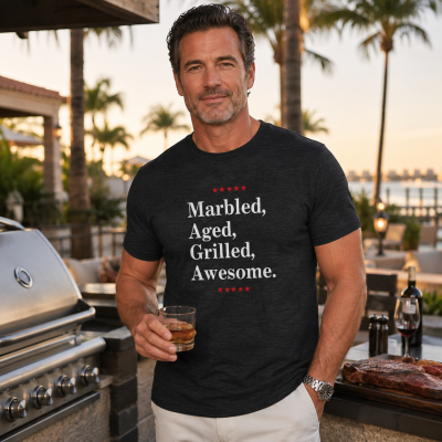 MARBLED AGED GRILLED AWESOME Unisex Creator 2.0 Tee