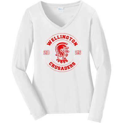 Women's Long Sleeve Fan Favorite V-Neck Tee