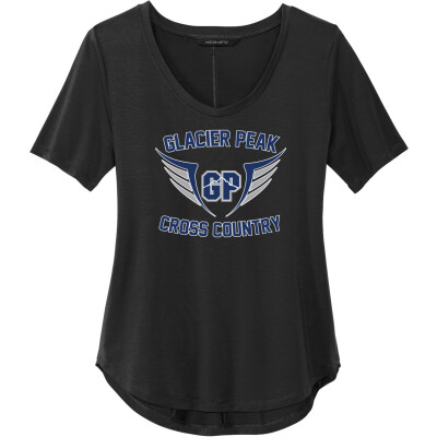 Women's Stretch Jersey Relaxed Scoop Tee