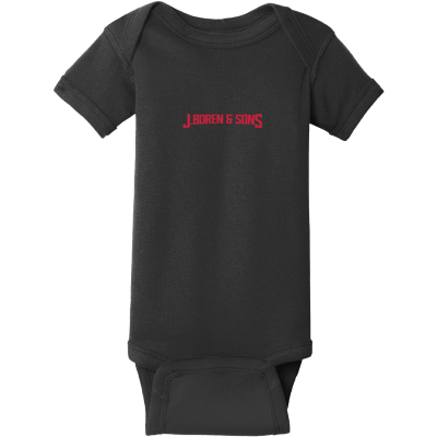 Infant Short Sleeve Baby Rib Bodysuit