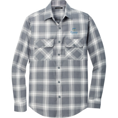 PORT AUTHORITY Men's Plaid Flannel Shirt - PAW668 (EMB)