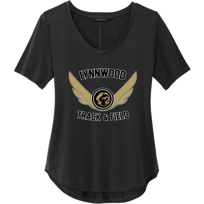 Women's Stretch Jersey Relaxed Scoop Tee