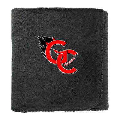 100% Recycled PET Fleece Blanket with RPET Pouch