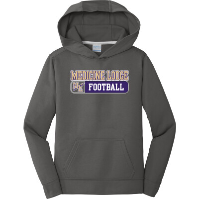 Youth Performance Fleece Pullover Hooded Sweatshirt