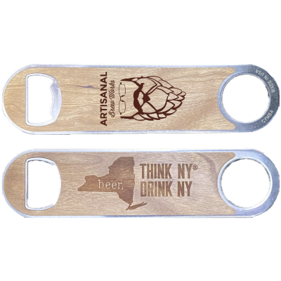 Artisanal Brew Works / Think NY Drink NY Cherry Wood Bottle Opener