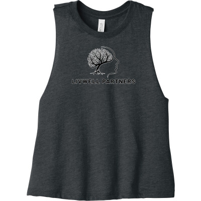 Bella+Canvas Women’s Racerback Cropped Tank