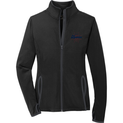 Women's Sport-Wick Stretch Contrast Full-Zip Jacket