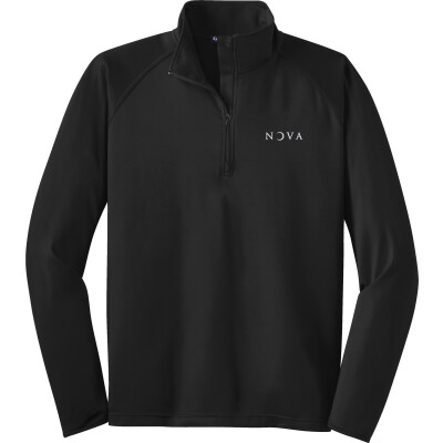 Tall Sport-Wick Stretch 1/4-Zip Pullover