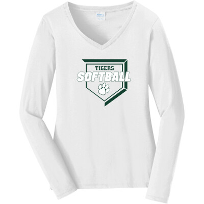 Women's Long Sleeve Fan Favorite V-Neck Tee