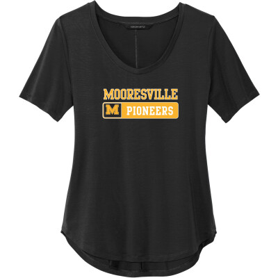 Women's Stretch Jersey Relaxed Scoop Tee