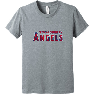 Bella+Canvas Youth Heather CVC Tee