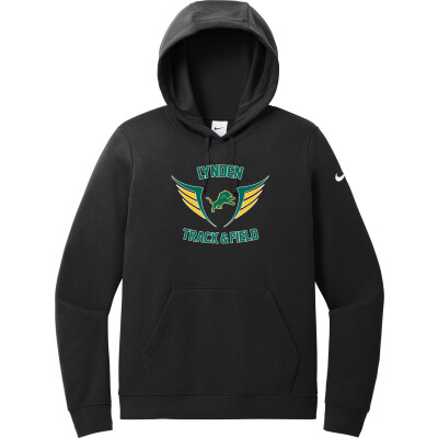 Nike Women's Club Fleece Sleeve Swoosh Pullover Hoodie