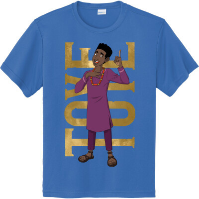 Toye Hero Pose Youth Performance Moisture Wicking Tee