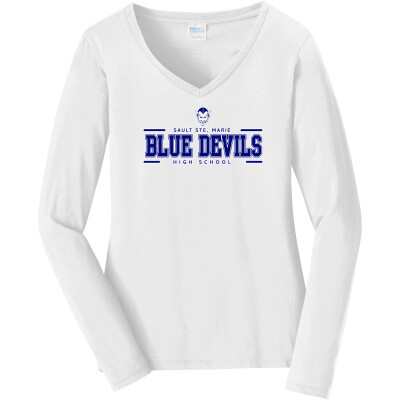 Women's Long Sleeve Fan Favorite V-Neck Tee