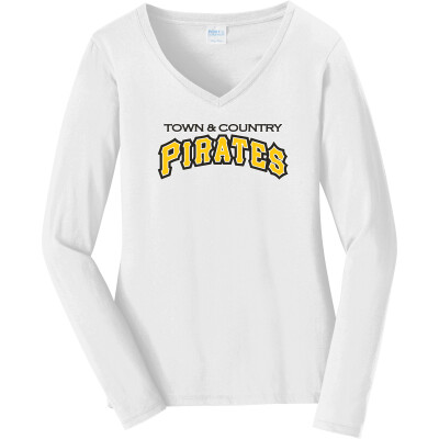 Women's Long Sleeve Fan Favorite V-Neck Tee