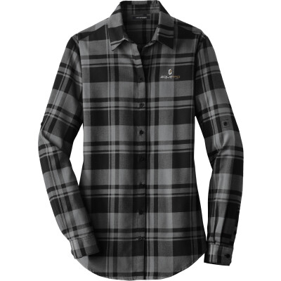 PORT AUTHORITY Women's Plaid Flannel Shirt (EMB)