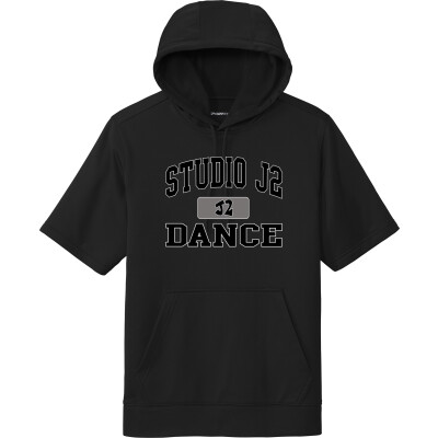 Performance Fleece Short-Sleeve Hooded Pullover
