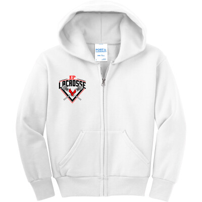 Youth Core Fleece Full-Zip Hooded Sweatshirt