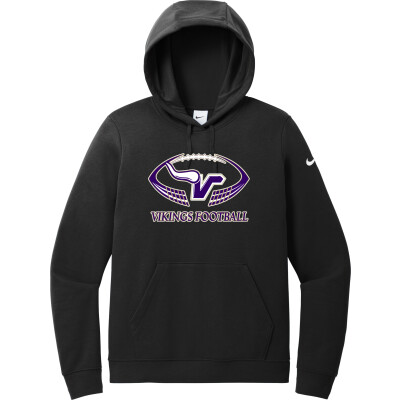 Nike Women's Club Fleece Sleeve Swoosh Pullover Hoodie