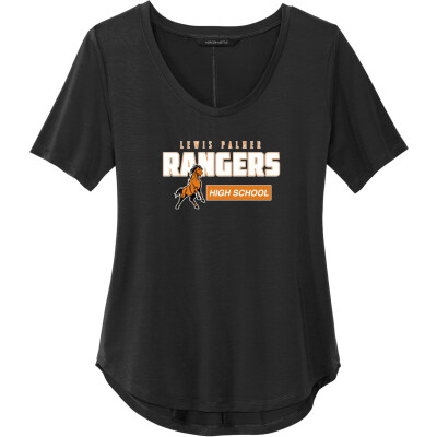 Women's Stretch Jersey Relaxed Scoop Tee