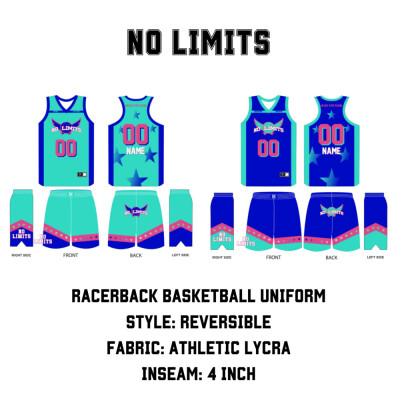 No Limits Basketball Uniform (Reversible)