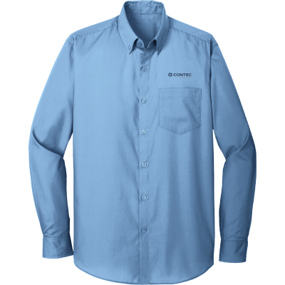 Long Sleeve Carefree Poplin Shirt