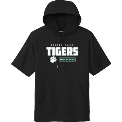 Performance Fleece Short-Sleeve Hooded Pullover