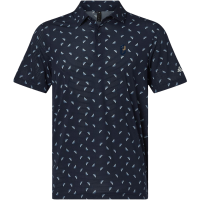 ADIDAS Men's Ultimate365 Mesh Print Polo - A2012 (EMB)