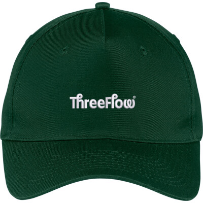 Port & Company Five-Panel Twill Cap - V2 Green