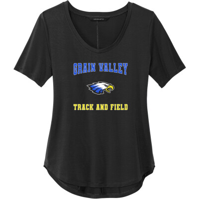 Women's Stretch Jersey Relaxed Scoop Tee