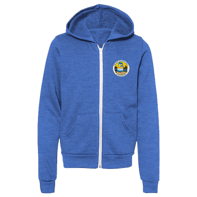 Youth Sponge Fleece Full-Zip Hoodie Sweatshirt