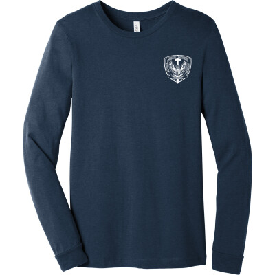 CRITICAL SYNTHESIS SECURITY Unisex Heather CVC Long Sleeve Tee