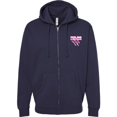 Midweight Full Zip Hoodie- Clawsome