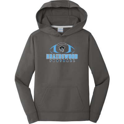 Youth Performance Fleece Pullover Hooded Sweatshirt