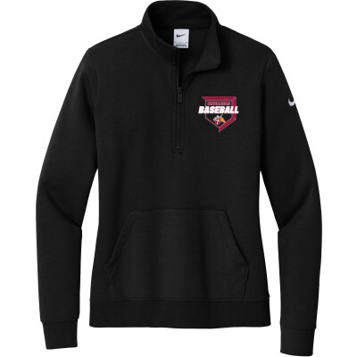 Nike Women's Club Fleece Sleeve Swoosh 1/2-Zip