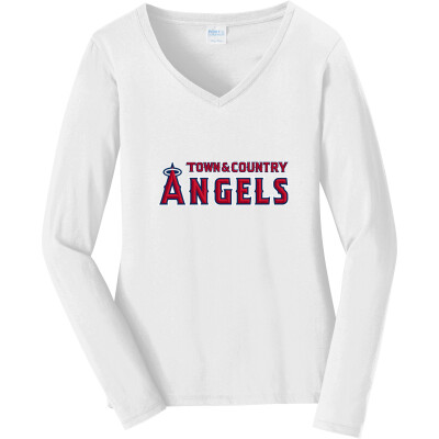 Women's Long Sleeve Fan Favorite V-Neck Tee