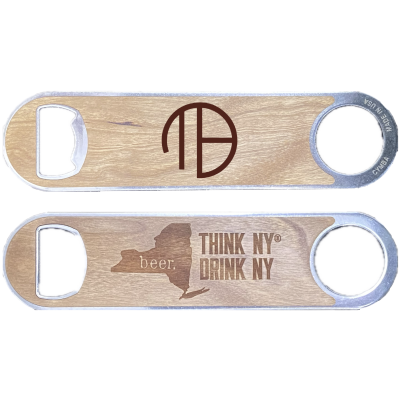 Mortalis / Think NY Drink NY Cherry Wood Bottle Opener
