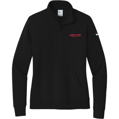 Nike Women's Club Fleece Sleeve Swoosh 1/2-Zip